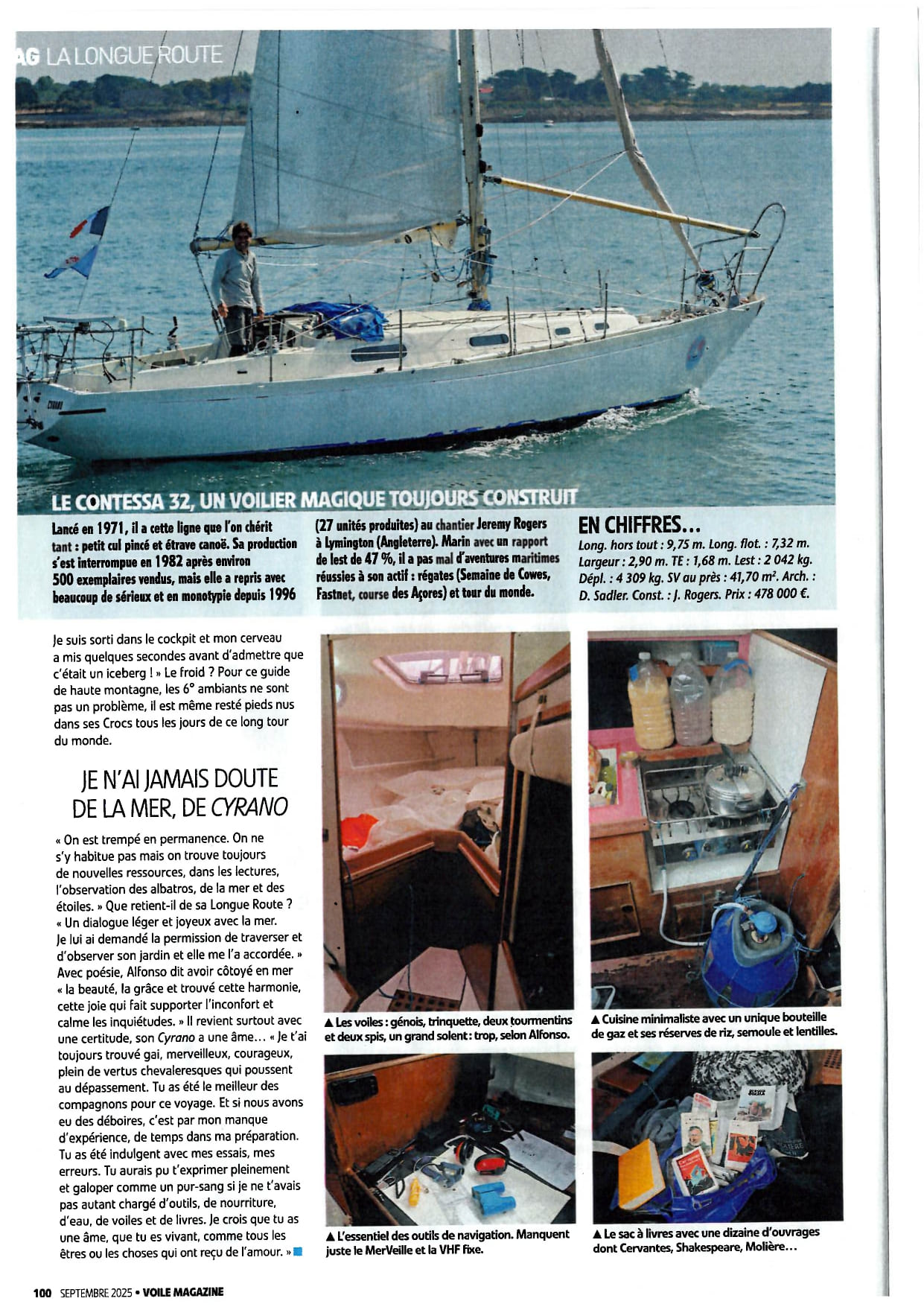 Article du journal Voile et Voilier 06/2025